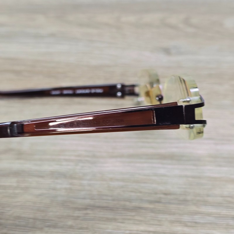 Vintage Polo Sport Japan Eyeglasses PS8135 COL.105M 51-17-135 Rimless RARE gallery
