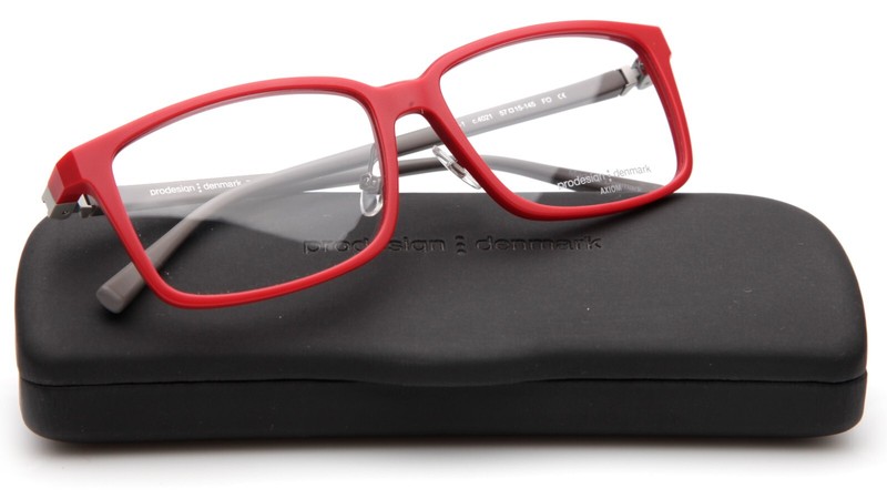 NEW PRODESIGN DENMARK 6616-1 c.4021 Red EYEGLASSES 57-15-145mm B40mm