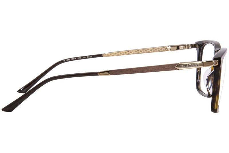 Chopard VCH343 0722 Eyeglasses Titanium Dark Havana/23KT Gold Plated 55mm gallery