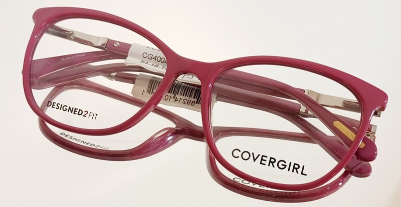 ORIGINALE COVERGIRL CG4004 075 FUXIA Eyeglasses NEW PLASTIC 54-16-140 gallery
