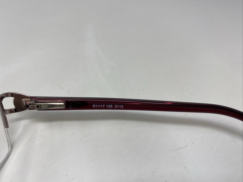 Bellissima BL 1032BL 3113 51-17-135 Pink/Wine Half Rim Eyeglasses Frame DZ20 gallery