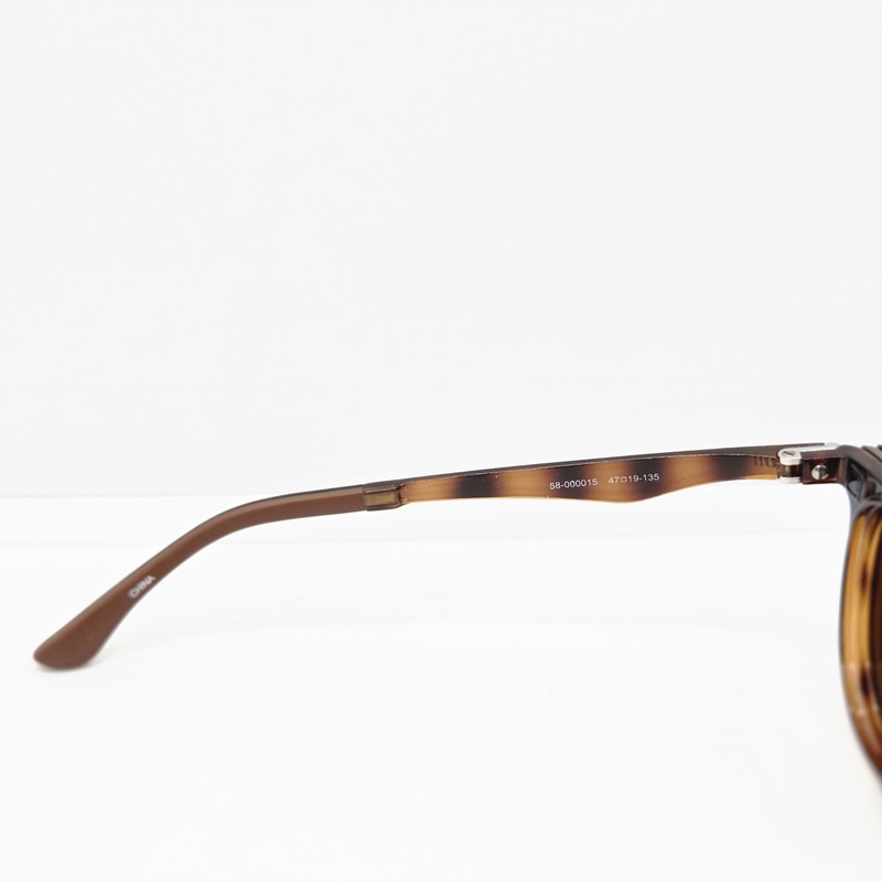 NEW REVEL 58-000015 TORTOISE AUTHENTIC EYEGLASSES SUNGLASSES W/CLIP ON 47-19-135 gallery
