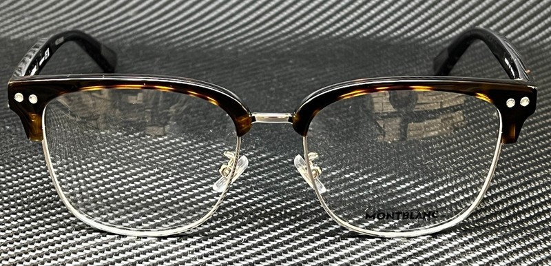 MONT BLANC MB0259OK 006 Havana Brown Men's Large 55 mm Eyeglasses gallery