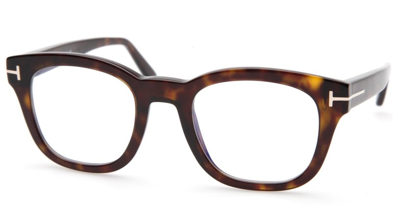 NEW TOM FORD TF5542-B 052 Havana Eyeglasses Frame 50-22-145mm B42mm Italy