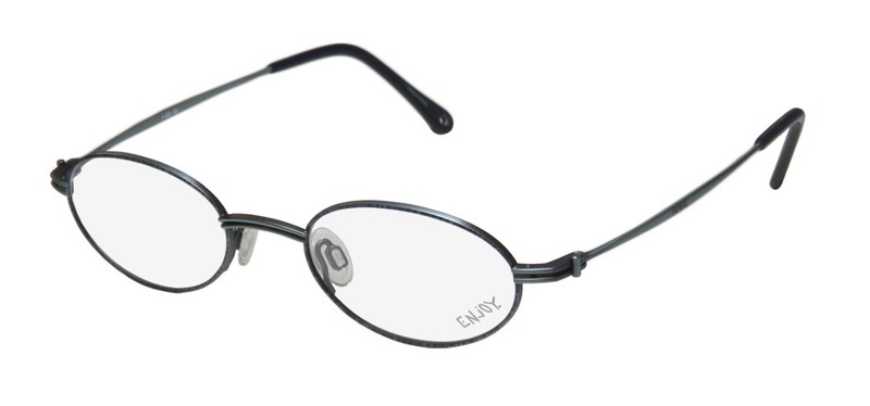NEW ENJOY 1715 GLASSES 46-19-135 C METAL RETRO UNISEX MULTI-COLOR FULL-RIM OVAL