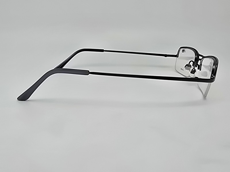 Prodesign Denmark 1200 c.6631 Grey Gunmetal Semi Rimless Eyeglasses Frame w Case gallery