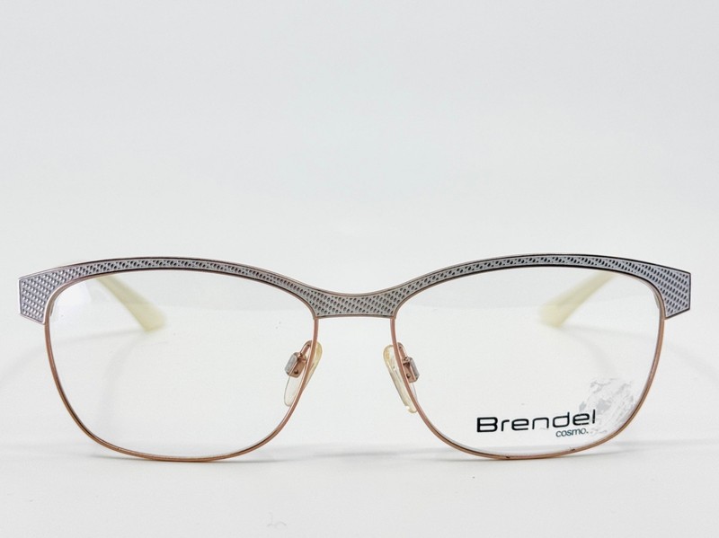 NEW BRENDEL 922033 20/GLD Gold White Womens Browline Eyeglasses 54-15-135 B:40 gallery