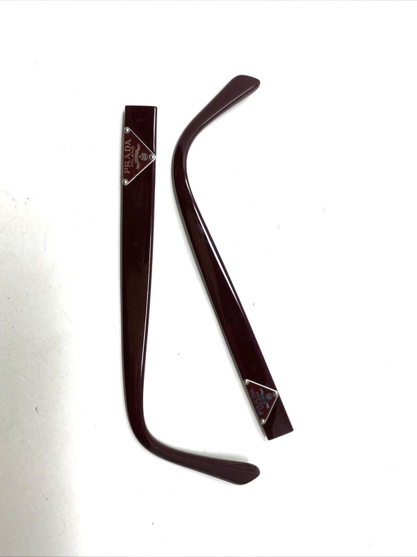 PRADA VPR 10N ZVM BURGUNDY 135mm TEMPLE ARM PARTS ED95