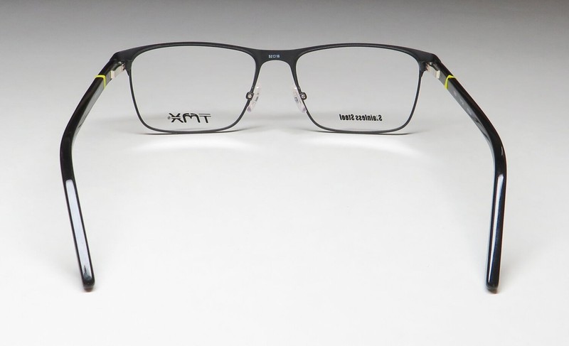 NEW TIMEX TMX HOT SHOT EYEWEAR BLACK METAL & PLASTIC 52-16-140 SQUARE MENS gallery