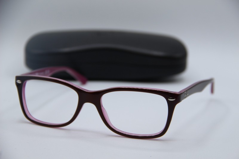 NEW RAY-BAN RB 5228 2126 BROWN PINK AUTHENTIC FRAMES EYEGLASSES 53-17