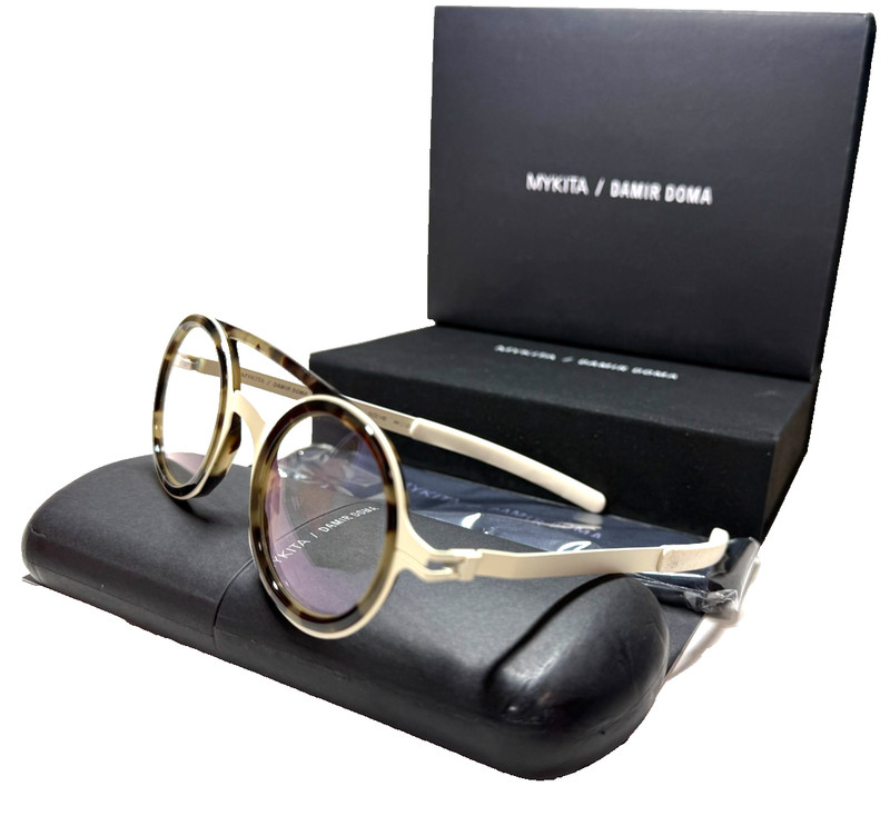 MYKITA DAMIR DOMA DD03 COL910 SHINY HAVANA BEIGE AUTHENTIC EYEGLASSES 44-23