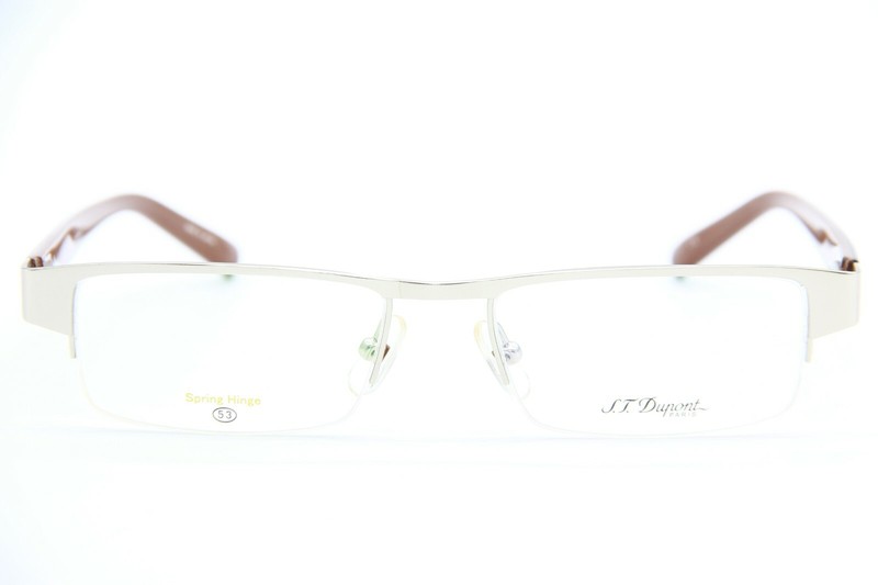 NEW ST DUPONT DP-0041U 1 SILVER AUTHENTIC EYEGLASSES FRAMES RX DP 0041U 53-18 gallery