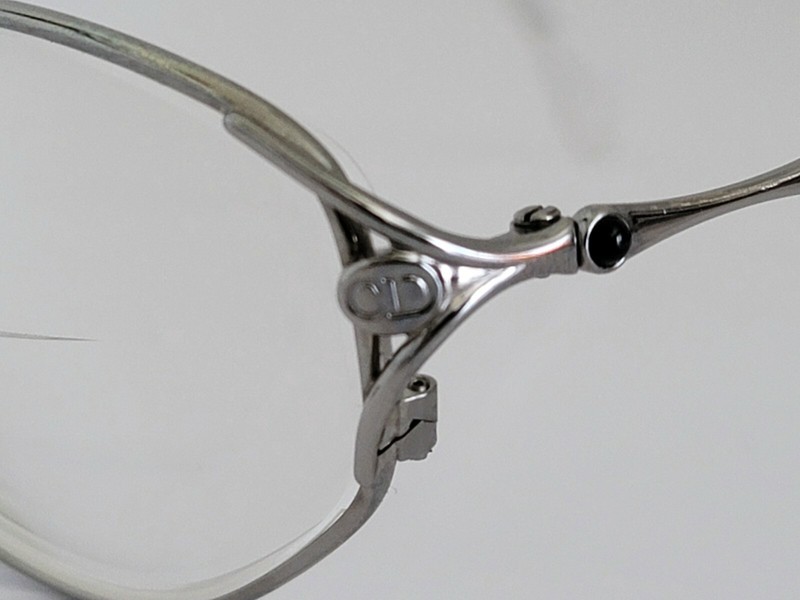 Christian Dior SD 3539 Silver Braun Oval Eyeglasses Frames 50 [ ] 20 128mm gallery