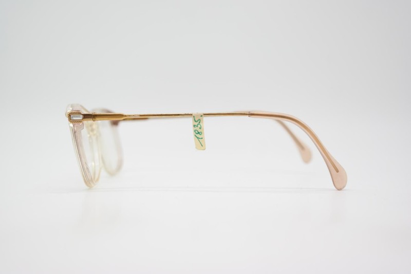 Vintage Glasses Flair OPERA 2 Transparent Gold Oval Eyeglass Frame gallery