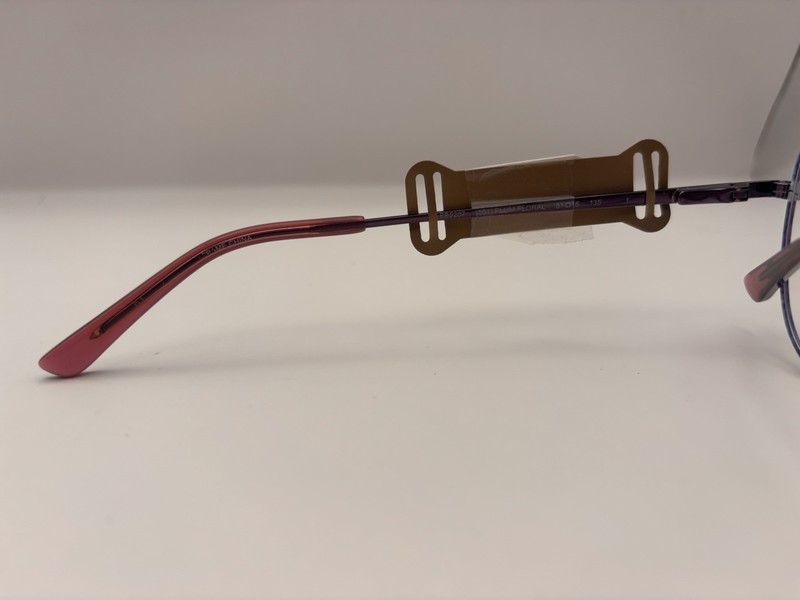 bebe BB5207 501 Plum Floral Women’s Eyeglasses Frame 51-16-135 gallery