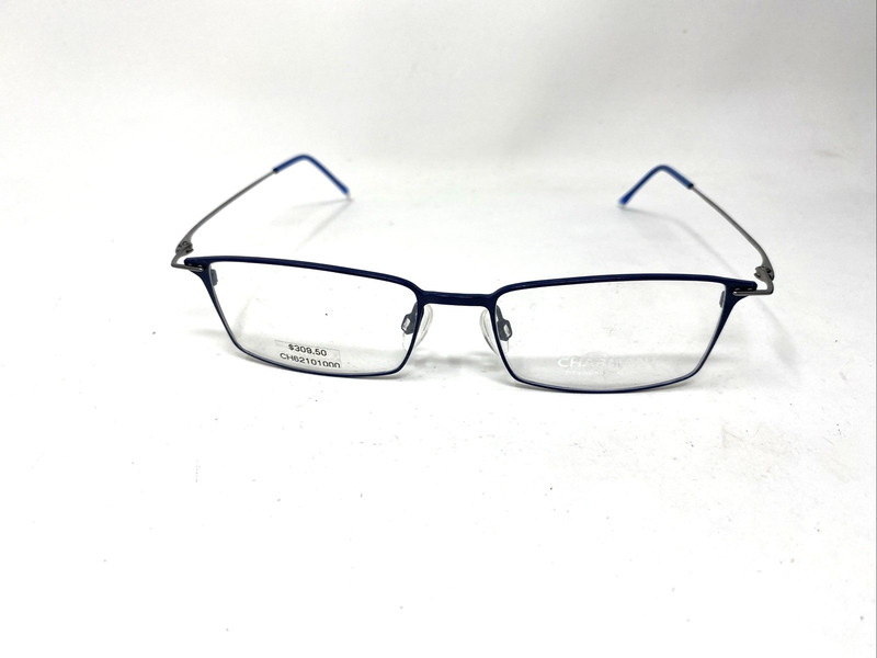 CHARMANT CH6707 BLUE 52-17-140 TITANIUM EYEGLASSES 8693