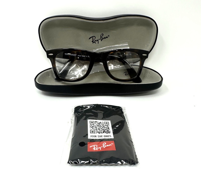 Ray-Ban RX4340V Wayfarer Ease Eyeglass Frames Tortoise Full Rim Acetate