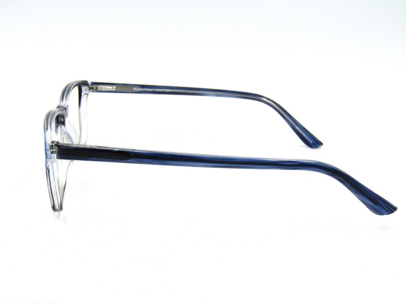 Modern Times CHAPTER Men's Eyeglasses Frame, Crystal Blue. 57-17-150 (WIDE) #403 gallery