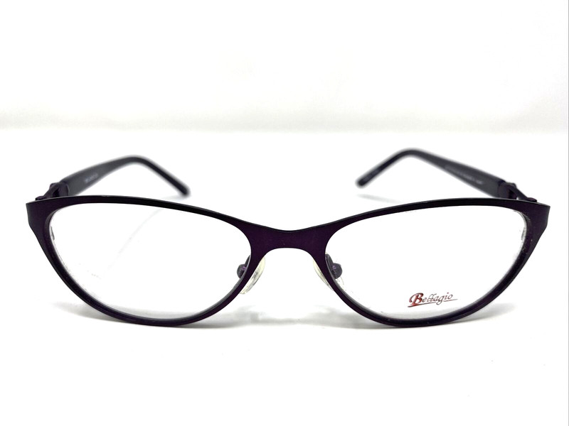 Bellagio 837 C03 51-16-135 Metal Violet Full Rim Eyeglasses Frame HN02
