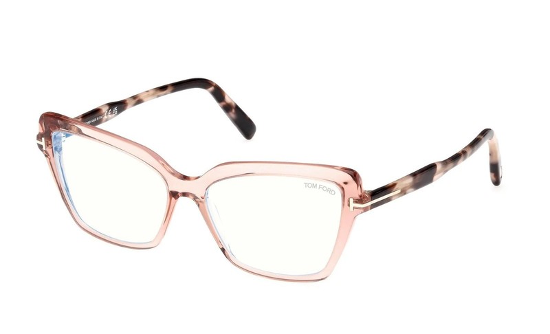 NEW TOM FORD FT5948-B 072 SHINY PINK 55MM AUTHENTIC EYEGLASSES 55-15-140