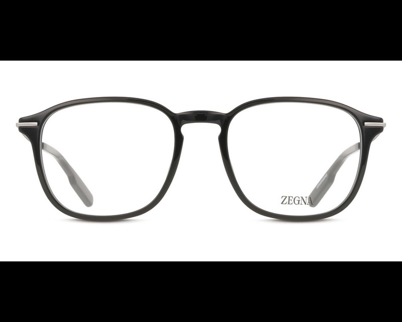 Ermenegildo Zegna EZ 5229 001 Black Plastic Eyeglasses Frame 52-18-145