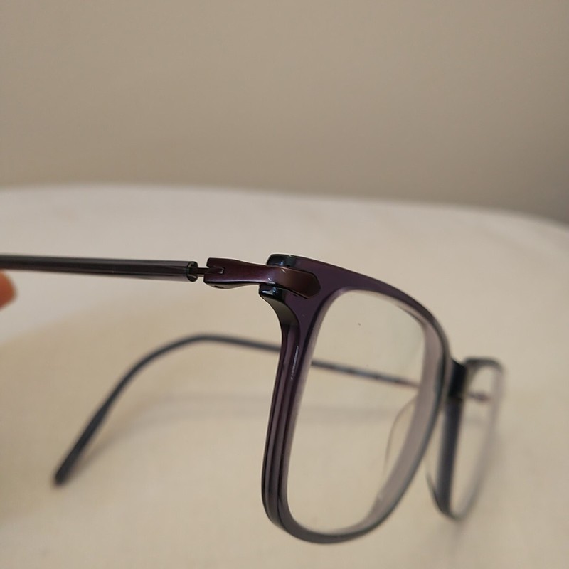 MODO Eyeglasses Frames Full Rim Quincy Navy Blue Hand Made in Brooklyn 50-19-145 gallery