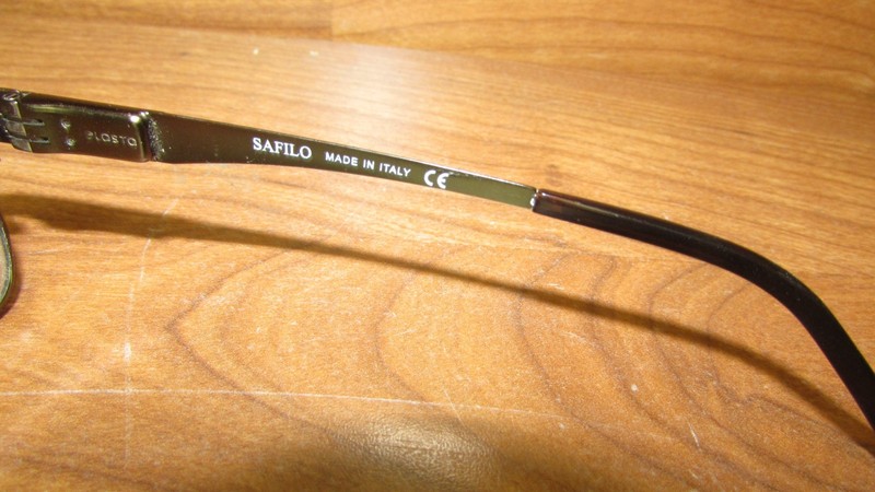 Safilo Elasta Eyeglass Frames Mens Brown 7196 0JWU Italy 55-18-145 gallery