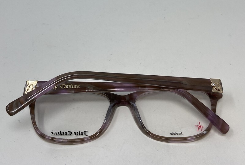 Juicy Couture Eyeglasses Frames JU154 01R4 52-16-135 Beige/Purple Full Rim ZW28 gallery