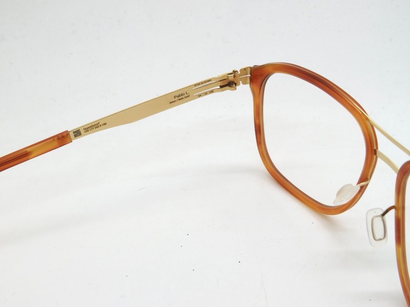 IC BERLIN PABLO L. Amur/Matte Gold Authentic 54mm Eyeglasses gallery