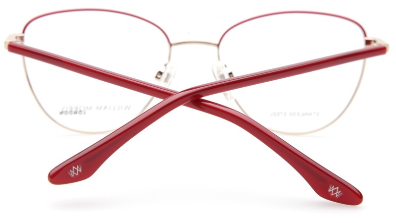 New William Morris LN50240 C3 Gold Red Eyeglasses Frame 49-16-130mm B40mm gallery