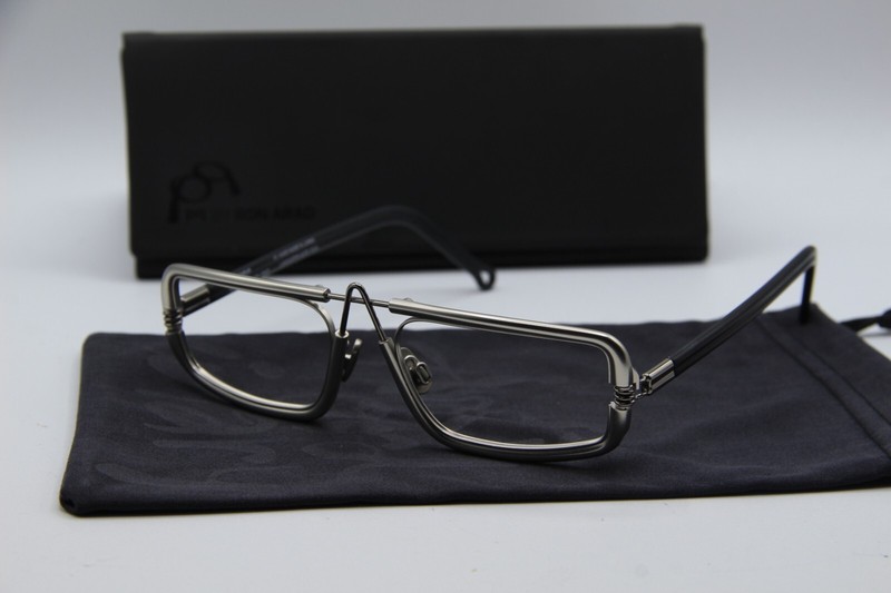 PQ EYEWEAR LANCASTER GATE 2029 SILVER BLACK AUTHENTIC FRAME EYEGLASSES 49-15