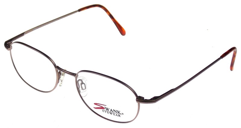 Swank Eyewear Peter Eyeglass Frames Gold Metal Tortoise 50-19-145 Oval Sunglass