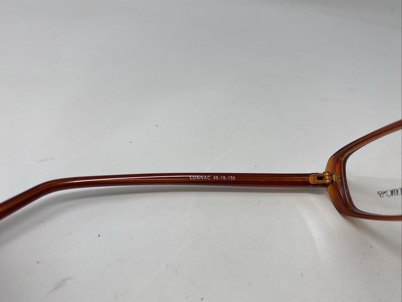 Limited Editions 8th Ave. Cognac 49-18-138 Brown Full Rim Eyeglasses Frame CL65 gallery