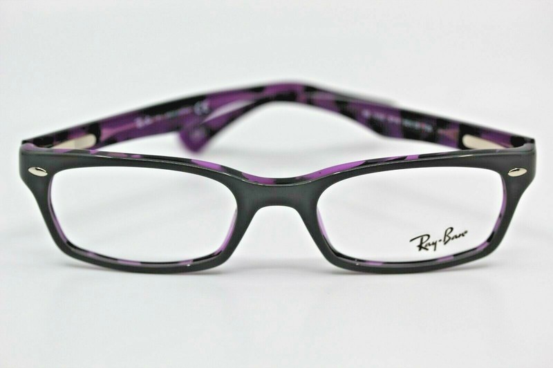 Ray Ban RB5150 5718 Gray/Purple Tortoise Eyeglasses New Authentic 50