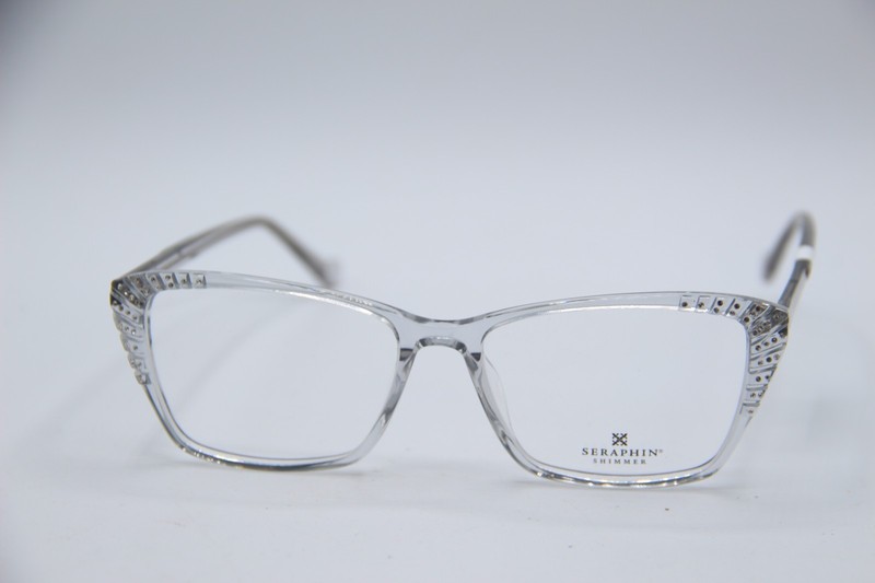 NEW SERAPHIN SHIMMER 1 /8035 CRYSTAL AUTHENTIC DESIGNER EYEGLASSES 50-12 gallery