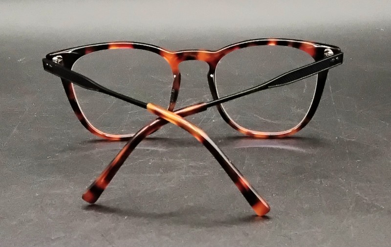 Eyebuydirect VINYL 51-19-145 C3 Eyeglasses Tortoise Square FULL RIM NIB Med. gallery