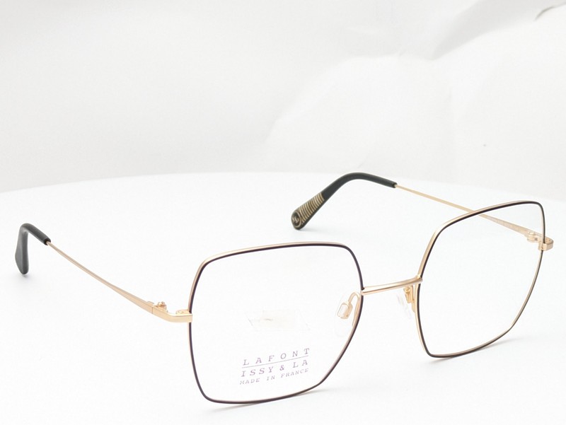 Lafont Issy & La Hourra 1075 Gold Brown Women Eyeglasses Frames 52-20-141