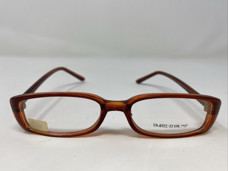 Limited Editions 8th Ave. Cognac 49-18-138 Brown Full Rim Eyeglasses Frame CL65