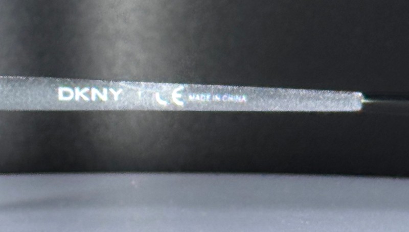 VTG DKNY DY 4615 3515 Black Teal Rectangle Full Rim Eyeglasses FRAMES ONLY gallery