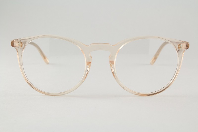 Rare Authentic Oliver Peoples OV5183 O’malley 1652 47mm Light Silk Glasses Italy