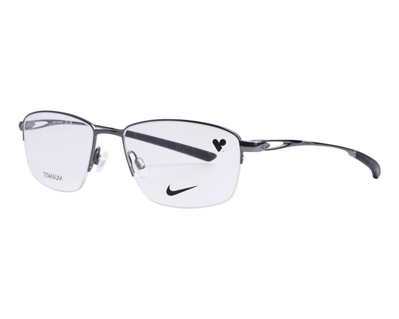 NEW NIKE NIKE 6045 070 GUNMETAL 56MM AUTHENTIC EYEGLASSES 56-17-145