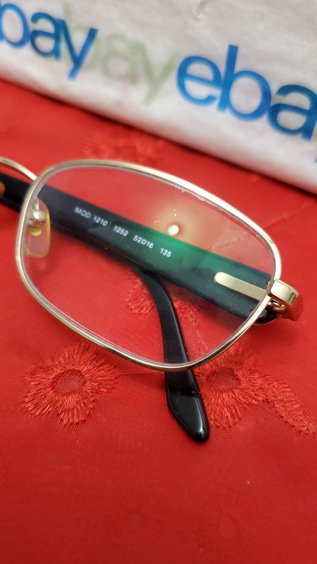 VERSACE 1210 1252 Light Gold 52¤16 135 Unisex Eyeglasses "Frame Only" Rx Unknown gallery