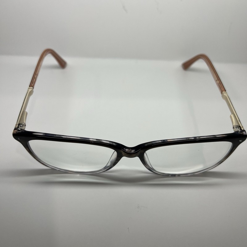 Bulova Eyeglasses Navarre Brown Fade Tortoise Square With Case 53*15*140 gallery