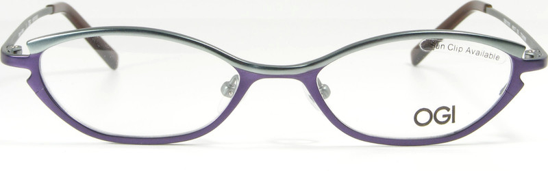 OGI HERITAGE 5220 1319 Seafoam Green / Purple Eyeglasses Frame 48-17-135 Japan