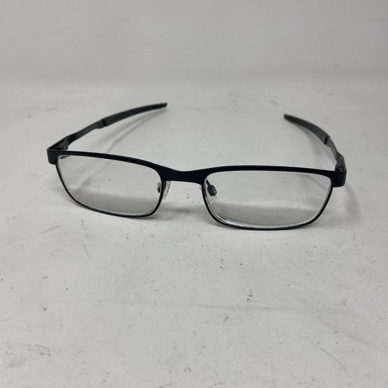 Oakley Eyeglasses OX3222-0154 Steel Plate Black Coal Rectangular 54[]18-141 218T