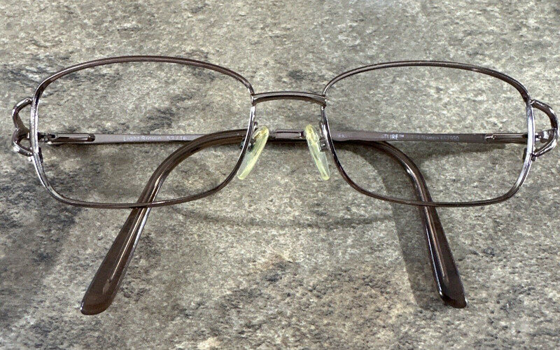 Kirkland Signature NAMPA Brown Full Rim Flex Eyeglasses Frame 53-16-135-32mm G24