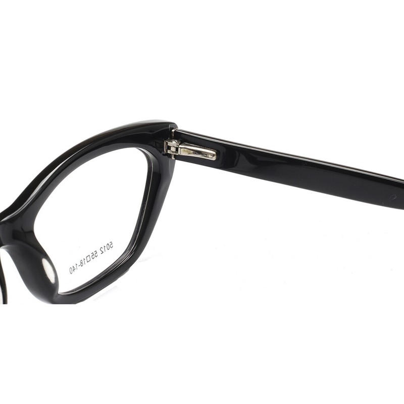 Women Cat Eye Tortoise Glasses Frames Acetate Fashion Eyeglasses Light Eyewear gallery