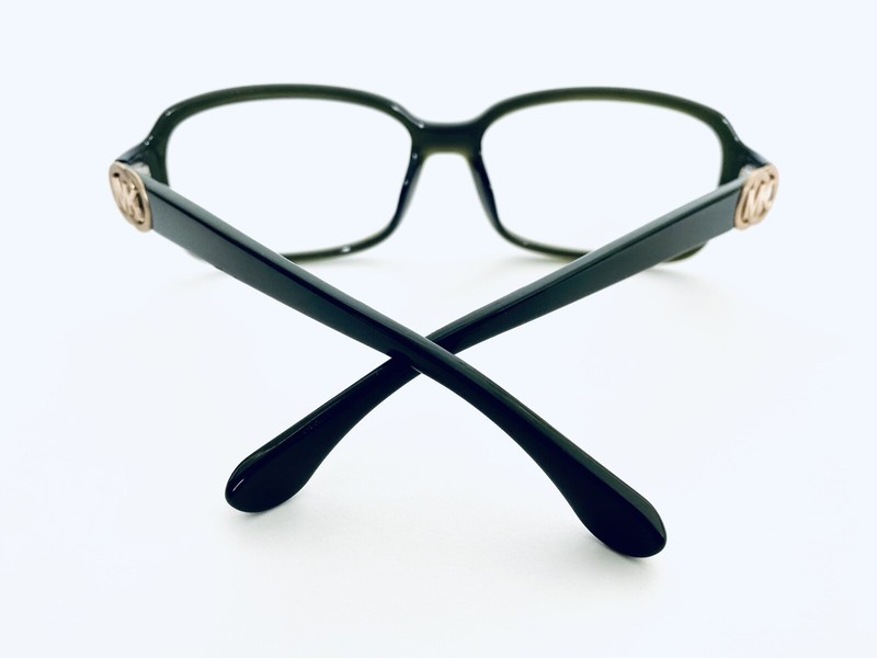 Michael Kors Green Lucite Oversize Rectangle Glasses Jardines M2787S 57 16 130 gallery