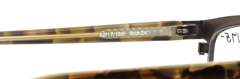 DOLABANY Nashua Black Mens Rectangle Full Rim Eyeglasses 52-17-135 B:33 gallery