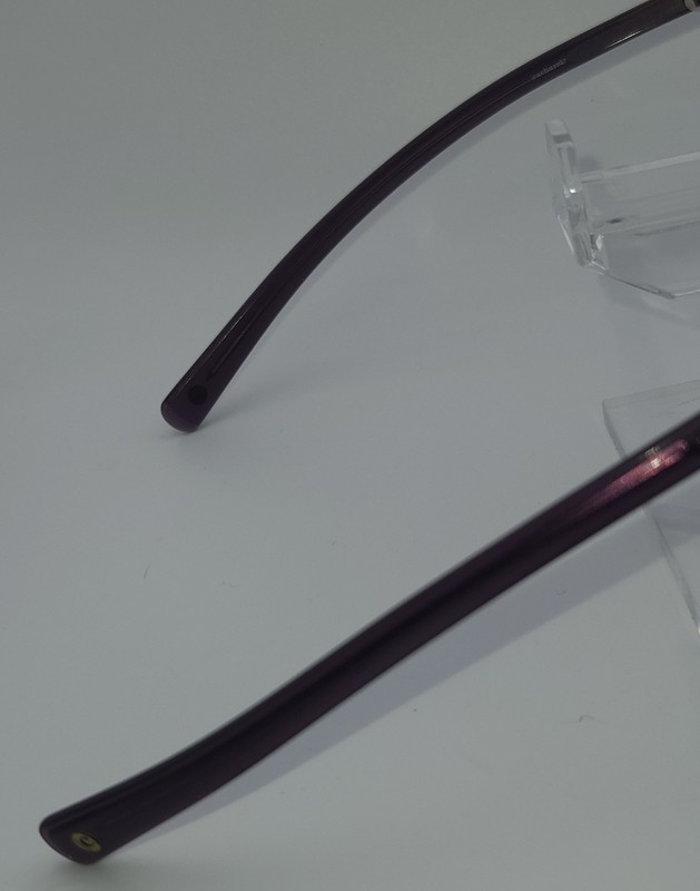 Cacharel Purple Oval Eyeglasses 50-18-125 Preowned Designer Frames gallery